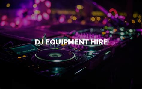 Dj Equipment Hire Kent Rent Cdjs London Surrey And Sussex