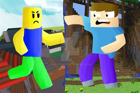 Roblox Vs Minecraft 3 By Macstwist On Deviantart