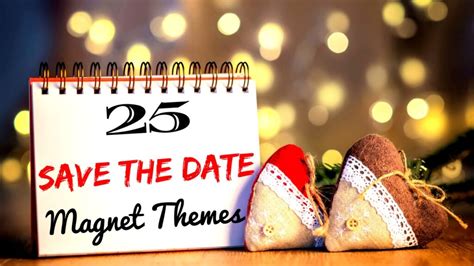 25 Save The Date Magnet Themes That Will Literally Sweep You Off Your ...