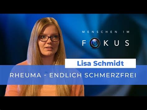 Rheuma Endlich Schmerzfrei Lisa Schmidt Menschen Im Fokus Youtube