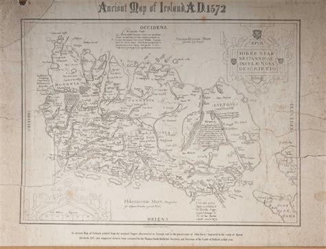 Ancient map of Ireland (1572) [4800 x 3662] : MapPorn