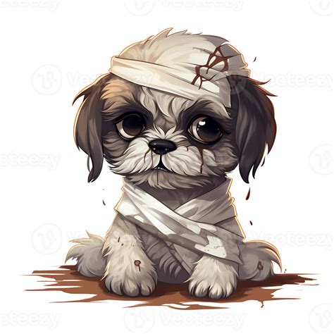 Halloween Mummy Dog Clipart Png Ai Generated 29318172 Png