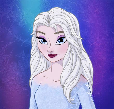 Frozen 2: Elsa with her hair down by Toyboy566 on DeviantArt | Frozen ...