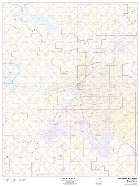 Tulsa Zip Codes Map America Map