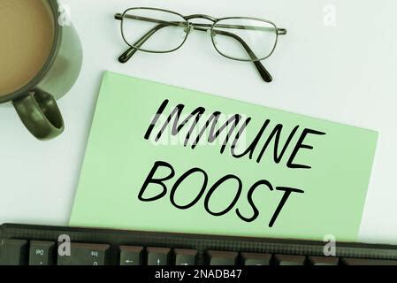 Affichage conceptuel Immune Boost Business approche être capable de