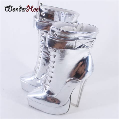 Wonderheel 2021 New Style 20cm Clear Heel Fetish High Heel Sexy Platf