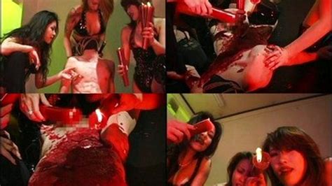 Fetishes And Femdom Room Japan Tits Tongue Nose And Mouth Gets Injected With Needle Hot Wax