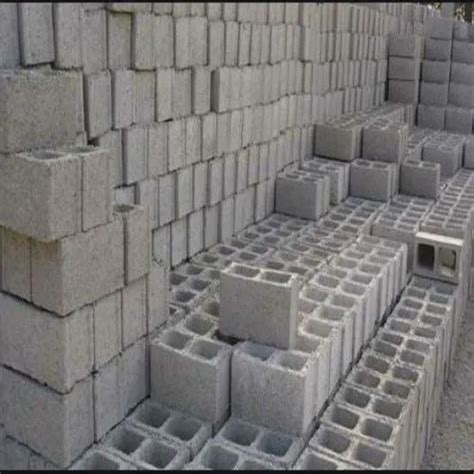 Rectangular Hollow Concrete Blocks Size L X W X H Mm