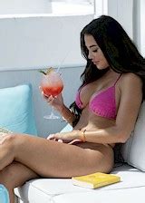 Yazmin Oukhellou Bikini Boobs In Dubai Boobie Blog