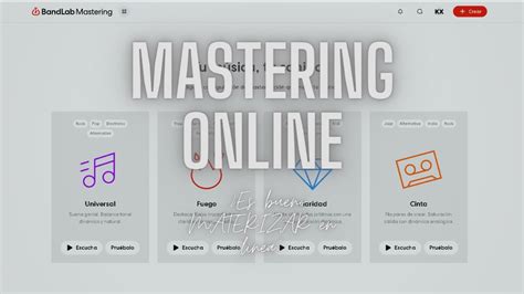 Mastering Online Es Bueno MATERIZAR En Linea Probando Bandlab