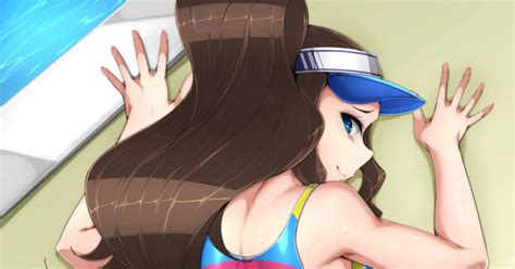 ポケモン人間絵 競泳水着トウコ びゃっくん🔞fanboxのイラスト Pixiv