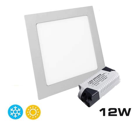 Plafon Led 12w Cuadrado MercadoLibre