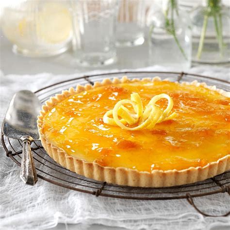 French Lemon Apricot Tart Recipe How To Make It