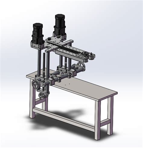 【非标数模】胶袋封装机3d数模图纸 Solidworks设计 附step Igs理论通用 仿真秀干货文章