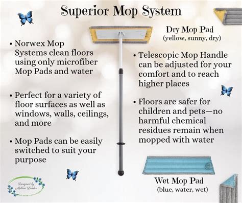 Norwex Mop Wet Mop Pads Mop System Wet Mops Pad Design Floor