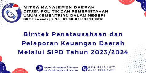 Bimtek Penatausahaan Dan Pelaporan Keuangan Daerah Melalui Sipd Tahun