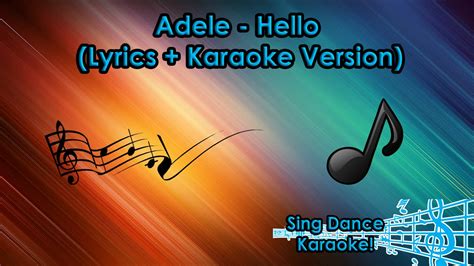 Adele - Hello (Karaoke Version) - YouTube