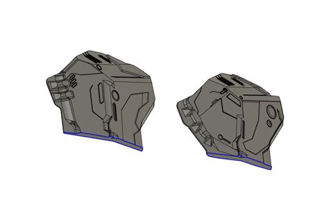 Futuristic Cyber Chest Armor (Male & Female) by Neily | Download free STL model | Printables.com