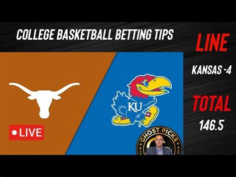 Run Texas Vs Kansas Prediction Monday Free Ncaab Picks