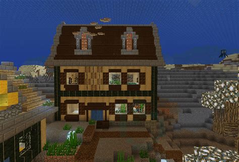 ノープランで大きめの家を作ってみた – マイクラ初心者が行く