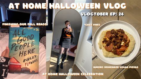 At Home Halloween Vlog Cozy Celebration At Home Finishing Our Fall