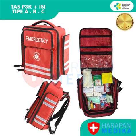 Tas P3k Emergency Merah Isi First Aid Kit Emergency Kit Jumbo