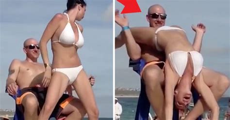 Security Rush On Stage When Couple Get Into X Rated Sex Position During Bikini Contest Daily Star