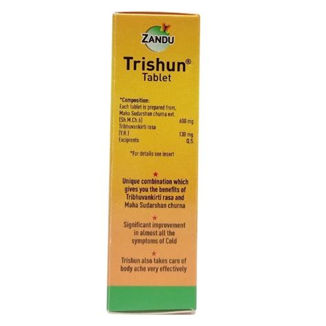 Trishun Tablet - Zandu Pharma - AyurCentral Online