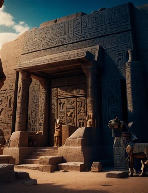 Premium Photo | Cinematic Egyptian hieroglyphs background