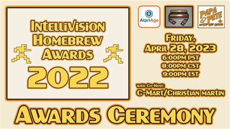 2022 Intellivision Homebrew Awards Ceremony LIVE YouTube