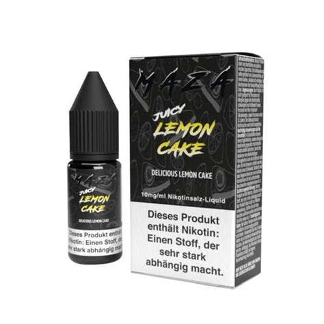 MaZa NicSalt Liquid Lemon Cake Liquid Helden 8 49