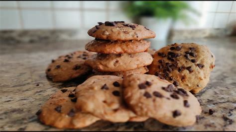 Galletas De Pl Tano Con Chocolate Riqu Simas Cookies Banana Chocolate