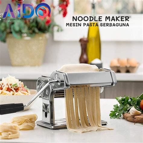 Jual Mesin Pasta Noodle Maker Pasta Maker Atlas Gilingan Alat Pembuat