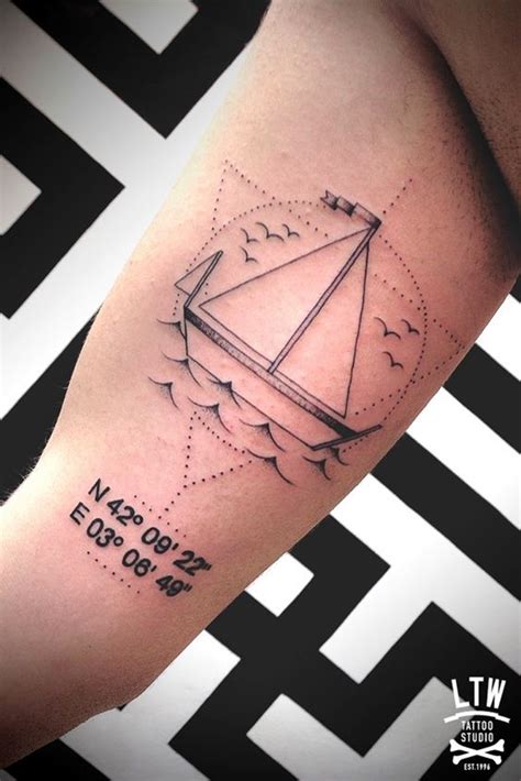 40 Coordinates Tattoo Ideas To Mark A Memory On Your Body - Bored Art