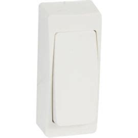 Pulsador Estrecho De Superficie Monobloc Blanco Legrand Oteo 086085