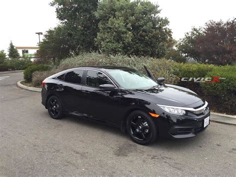 Black EX with Black Wheels | 2016+ Honda Civic Forum (10th Gen) - Type ...