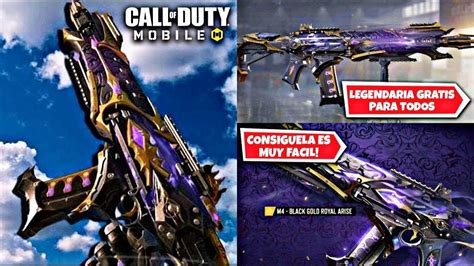 COMO CONSEGUIR LA M4 LEGENDARIA GRATIS EN COD MOBILE YouTube