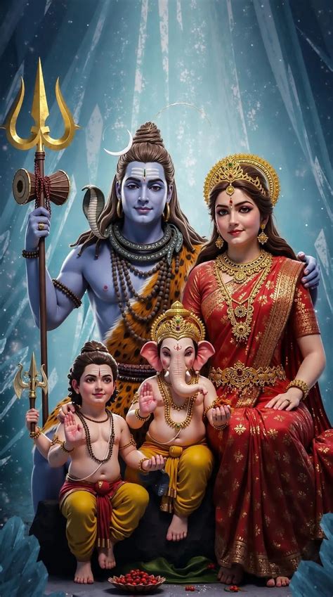 god shiva family photo lord shiva family hd wallpaper p shiva