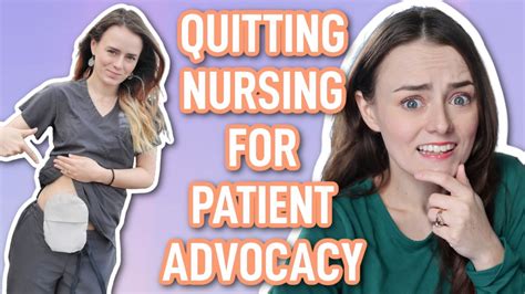 Quitting Nursing For Patient Advocacy Make And Manage 💲 As A Patient