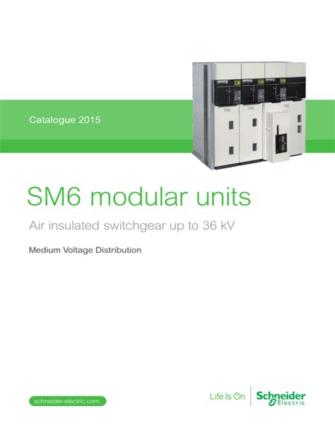 SM6 Modular Units Schneider Electric Belgique