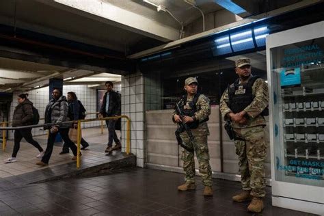 Do You Have To Let The National Guard Search Your Bag On The Nyc Subway The New York Times