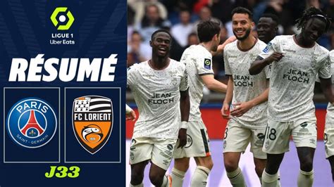 PSG Vs Lorient 1 3 Highlights Goals Ligue 1 2023 YouTube