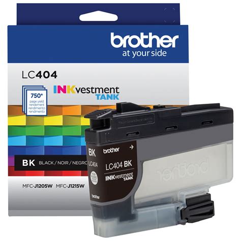 Brother Genuine Standard Yield Black Printer Ink Cartridge Lc404bk