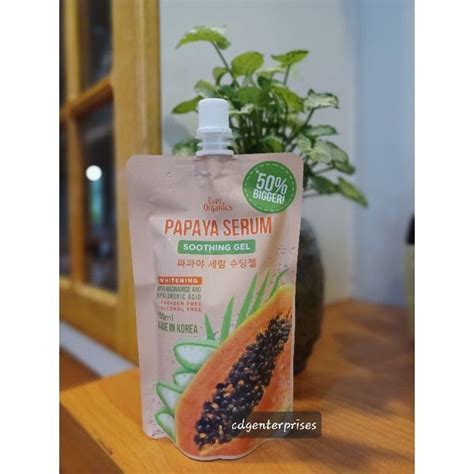 Ever Organics Papaya Serum Soothing Gel Ml Lazada Ph