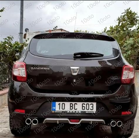 Car Rear Bumper Six Spoiler Diffuser Dacia Sandero Stepway Universal