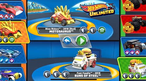 Hot Wheels Unlimited 28 🏎️ 2 Player Mode Dino Riders Motosaurus Vs