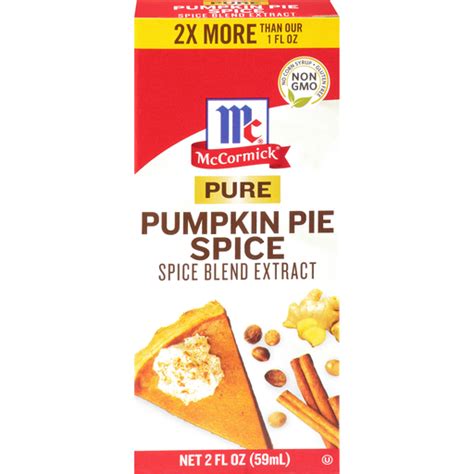 Mccormick Pure Pumpkin Pie Spice Extract 2 Fl Oz Shop Priceless Foods