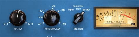 Ratio And Threshold Compressor Parameters Explained Audiofanzine