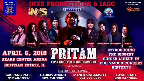 Pritam Live - First time ever in Chicago | Eventcombo