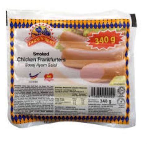 Farm’s Best Chicken Frankfurter 340gm Cands Frozen Food